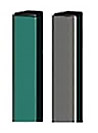 столб оцинкованный с полимерным покрытием с резьбовыми втулками 2 м. ral 6005 / все другие цвета.