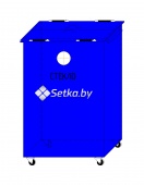 контейнер для раздельного сбора мусора (стекло) с колёсами