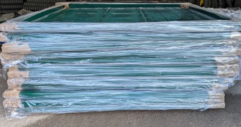 калитка из 3d панели  оцинкованной с полимерным покрытием 1,70×1 м., пр.5 мм