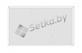 заборные секции из сетки "рабица" ширина 2,5 м, высота секции 1,8 м