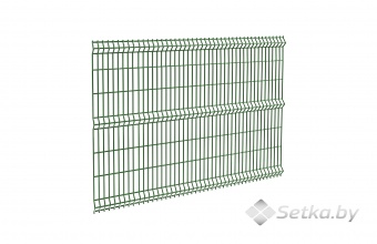 панель 3d оцинкованная с полимерным покрытием 1,70х3,0 м , 4 мм., ral 6005